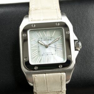 Cartier Santos 100 W20132X8 'Mother of Pearl"