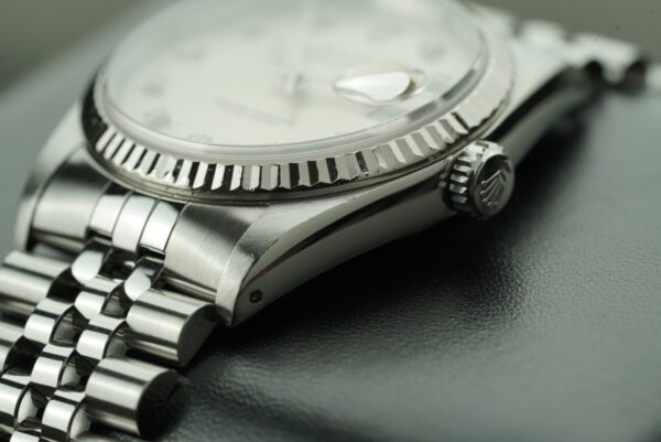 1989 Rolex Datejust 36mm 16234 "Silver Diamond Dial" with Active Rolex Service Warranty - Image 6